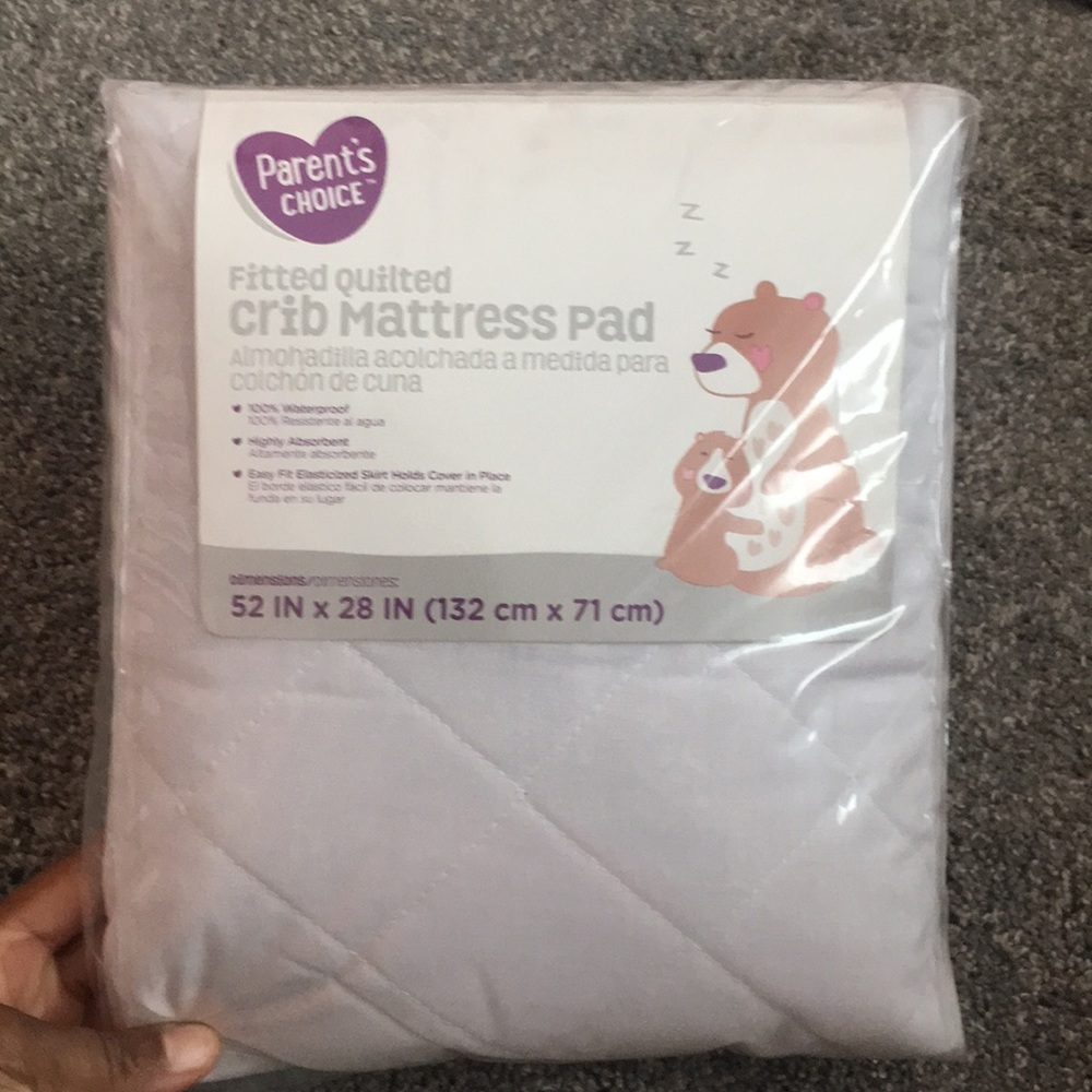 Crib mattress pad